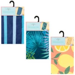 B&M Adult's Beach Towel - Blue Stripes 8 B&M Adult's Beach Towel - Blue Stripes -B&M Home Sales Store 393917 adult printed beach towel group