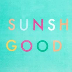 B&M Adult's Beach Towel - Sunshine & Good Times -B&M Home Sales Store 393919 adult slogan beach towel sunshine and good times 3