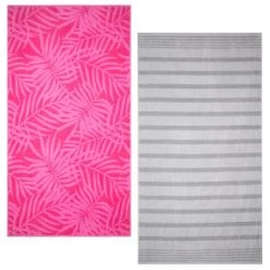 B&M Oversized Jacquard Beach Towel - Pink Tropical 9 B&M Oversized Jacquard Beach Towel - Pink Tropical -B&M Home Sales Store 393922 oversize jacquard beach towel group 2