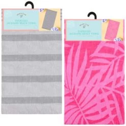 B&M Oversized Jacquard Beach Towel - Pink Tropical 8 B&M Oversized Jacquard Beach Towel - Pink Tropical -B&M Home Sales Store 393922 oversize jacquard beach towel group