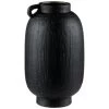 B&M Black Ceramic Vase