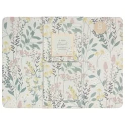 B&M Floral Placemat & Coaster Set 8pc -B&M Home Sales Store 394455 floral placemat and coaster set 8pc