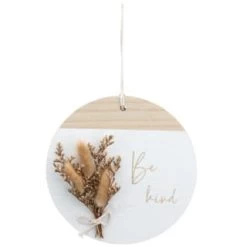B&M Pampas Grass Hanging Plaque 3 B&M Pampas Grass Hanging Plaque -B&M Home Sales Store 394461 pampas hanging plaque