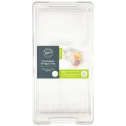 B&M Stackable Fridge Tray -B&M Home Sales Store 394541 stackable fridge tray 2