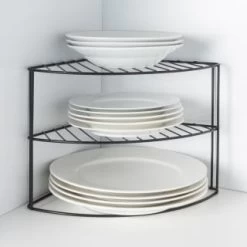 B&M Corner Plate Rack 5 B&M Corner Plate Rack -B&M Home Sales Store 394550 corner plate rack