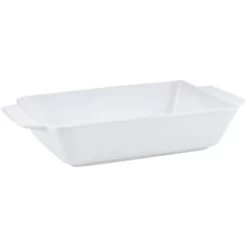 B&M White Rectangular Roaster