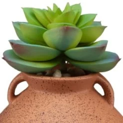 B&M Small Succulent Vase - Orange -B&M Home Sales Store 394662 small vase succulent orange 2