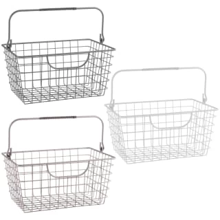 B&M Basket With Handles - Taupe 2 B&M Basket With Handles - Taupe - Image 2