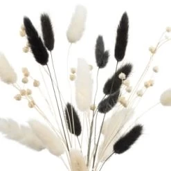 B&M Black Bottle With Dried Glass 3 B&M Black Bottle With Dried Glass -B&M Home Sales Store 394706 black bottle with dried grass 2