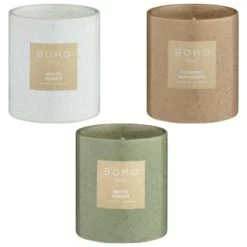 B&M Ceramic Wax Candle - Sugared Mandarin -B&M Home Sales Store 395074 ceramic candle group
