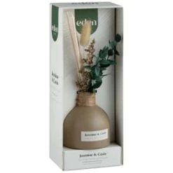 B&M Eden Life Reed Diffuser - Jasmine & Casis -B&M Home Sales Store 395412 diffuser with dried flowers