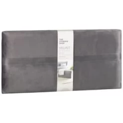 B&M Velvet Storage Box - Grey -B&M Home Sales Store 395861 velvet storage box grey