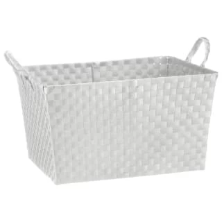 B&M Oversized Rectangular Basket - White 1 B&M Oversized Rectangular Basket - White