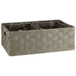 B&M Caen Set Of 3 Paper Rope Baskets - Grey -B&M Home Sales Store 395868 caen set of 3 paper rope baskets grey