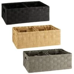 B&M Caen Set Of 3 Paper Rope Baskets - Grey -B&M Home Sales Store 395883 395868 395869 caen set of 3 paper rope baskets group