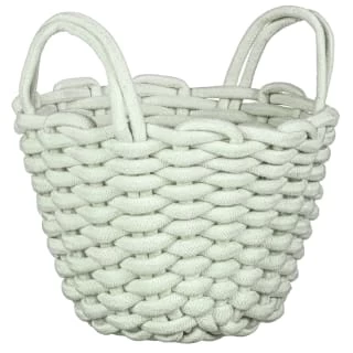 B&M Thick Rope Basket - Green 1 B&M Thick Rope Basket - Green