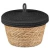 B&M Kendall Basket With Lid - Black