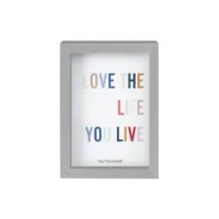 B&M Colourblock Frame 4 X 6" - Silver -B&M Home Sales Store 396248 basic colourblock frame 4x6 silver