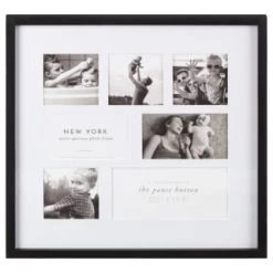 B&M 7 Photo New York Square Photo Frame