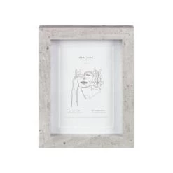 B&M Concrete Effect Photo Frame 4 X 6" -B&M Home Sales Store 396620 concrete effect frame 4x6 1
